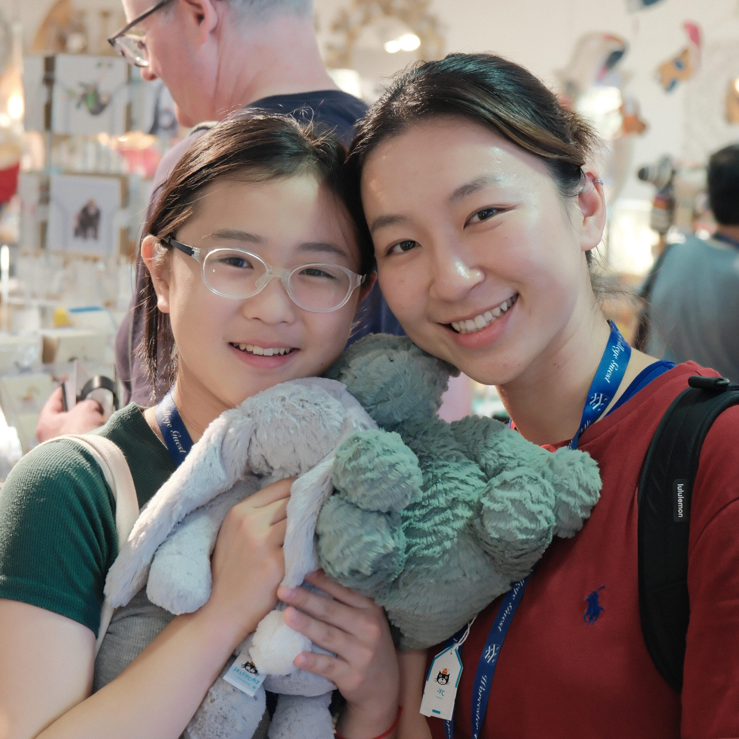 A girl and her mentor.