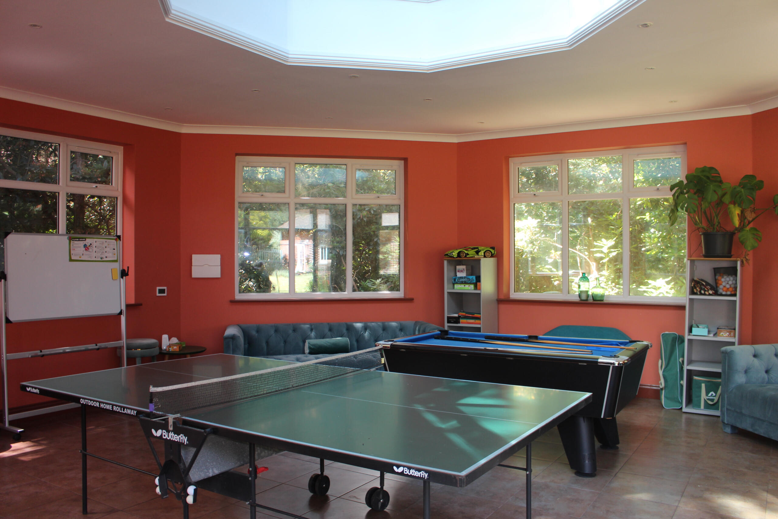 Playroom in homestay house UK.