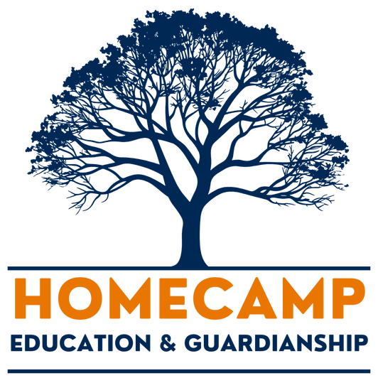 Homecamp Education & Guardianship logo.